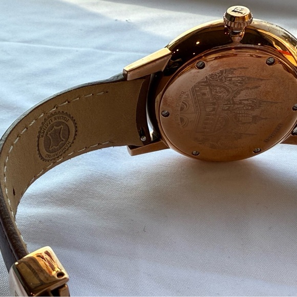 Filippo Loreti men’s watch Venice moonphase Roségold leather - Picture 13 of 16
